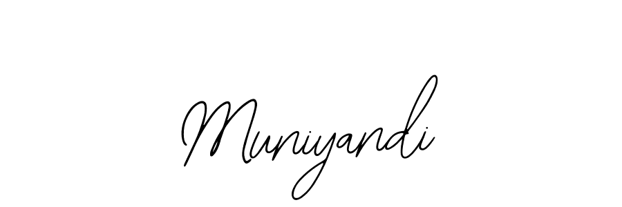 You should practise on your own different ways (Bearetta-2O07w) to write your name (Muniyandi) in signature. don't let someone else do it for you. Muniyandi signature style 12 images and pictures png