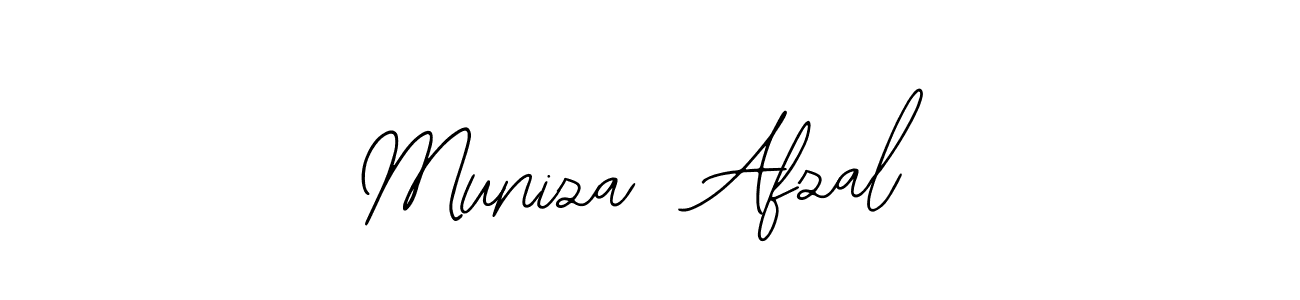Also we have Muniza  Afzal name is the best signature style. Create professional handwritten signature collection using Bearetta-2O07w autograph style. Muniza  Afzal signature style 12 images and pictures png