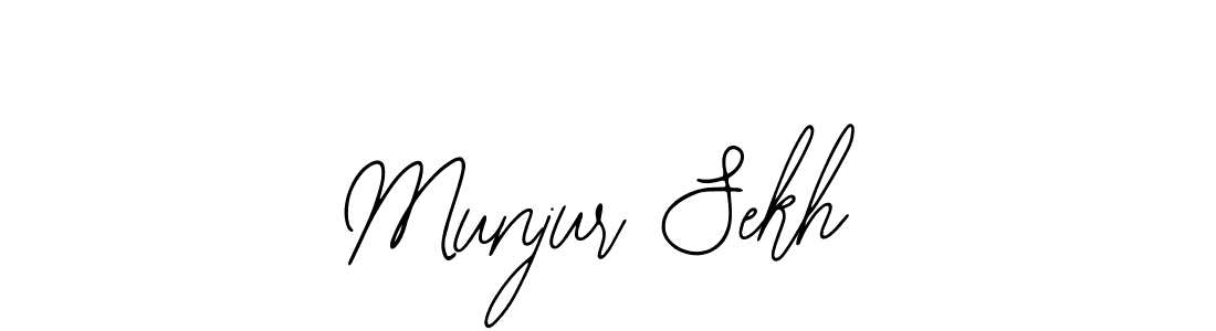 Also we have Munjur Sekh name is the best signature style. Create professional handwritten signature collection using Bearetta-2O07w autograph style. Munjur Sekh signature style 12 images and pictures png