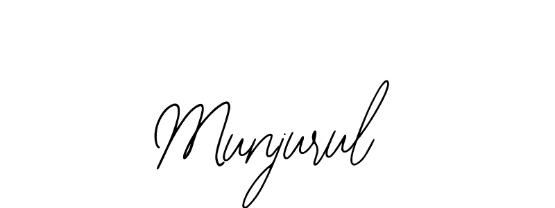 You should practise on your own different ways (Bearetta-2O07w) to write your name (Munjurul) in signature. don't let someone else do it for you. Munjurul signature style 12 images and pictures png