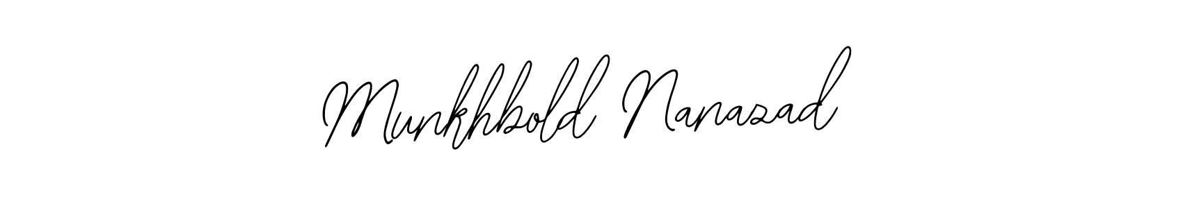 Also You can easily find your signature by using the search form. We will create Munkhbold Nanazad name handwritten signature images for you free of cost using Bearetta-2O07w sign style. Munkhbold Nanazad signature style 12 images and pictures png