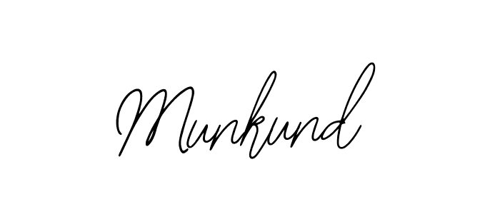 How to Draw Munkund signature style? Bearetta-2O07w is a latest design signature styles for name Munkund. Munkund signature style 12 images and pictures png