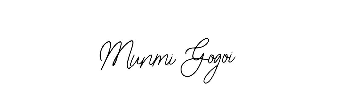 Munmi Gogoi stylish signature style. Best Handwritten Sign (Bearetta-2O07w) for my name. Handwritten Signature Collection Ideas for my name Munmi Gogoi. Munmi Gogoi signature style 12 images and pictures png