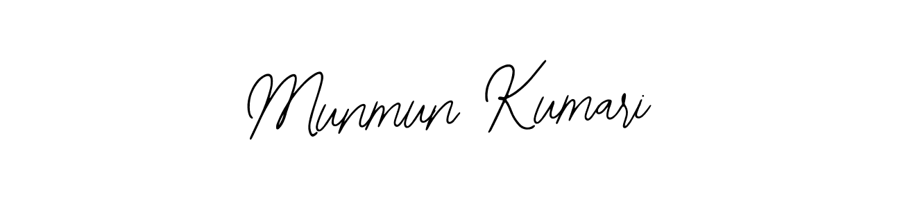 How to make Munmun Kumari name signature. Use Bearetta-2O07w style for creating short signs online. This is the latest handwritten sign. Munmun Kumari signature style 12 images and pictures png