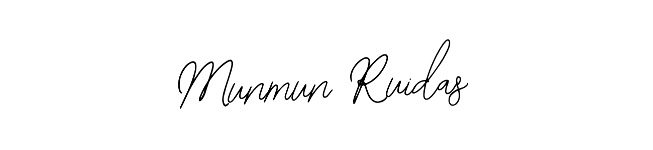 Design your own signature with our free online signature maker. With this signature software, you can create a handwritten (Bearetta-2O07w) signature for name Munmun Ruidas. Munmun Ruidas signature style 12 images and pictures png