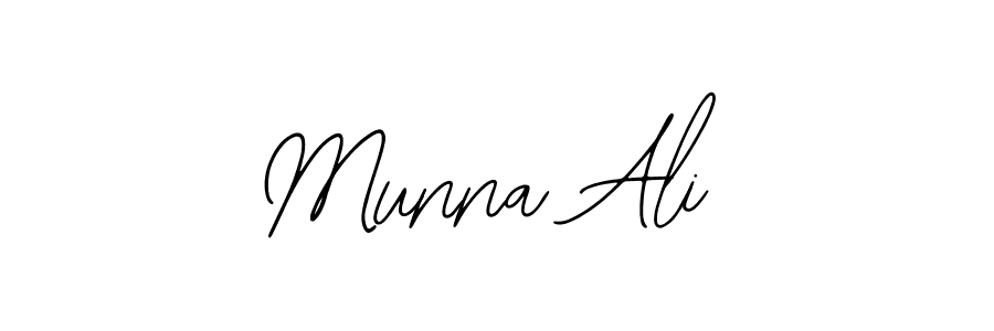 Also You can easily find your signature by using the search form. We will create Munna Ali name handwritten signature images for you free of cost using Bearetta-2O07w sign style. Munna Ali signature style 12 images and pictures png