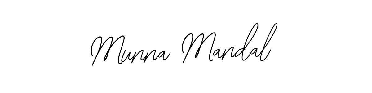 Design your own signature with our free online signature maker. With this signature software, you can create a handwritten (Bearetta-2O07w) signature for name Munna Mandal. Munna Mandal signature style 12 images and pictures png