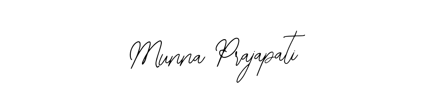 Make a beautiful signature design for name Munna Prajapati. With this signature (Bearetta-2O07w) style, you can create a handwritten signature for free. Munna Prajapati signature style 12 images and pictures png