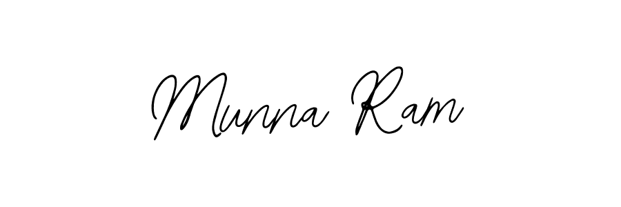 Munna Ram stylish signature style. Best Handwritten Sign (Bearetta-2O07w) for my name. Handwritten Signature Collection Ideas for my name Munna Ram. Munna Ram signature style 12 images and pictures png