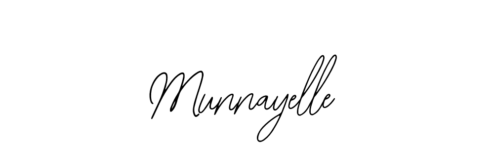 Munnayelle stylish signature style. Best Handwritten Sign (Bearetta-2O07w) for my name. Handwritten Signature Collection Ideas for my name Munnayelle. Munnayelle signature style 12 images and pictures png