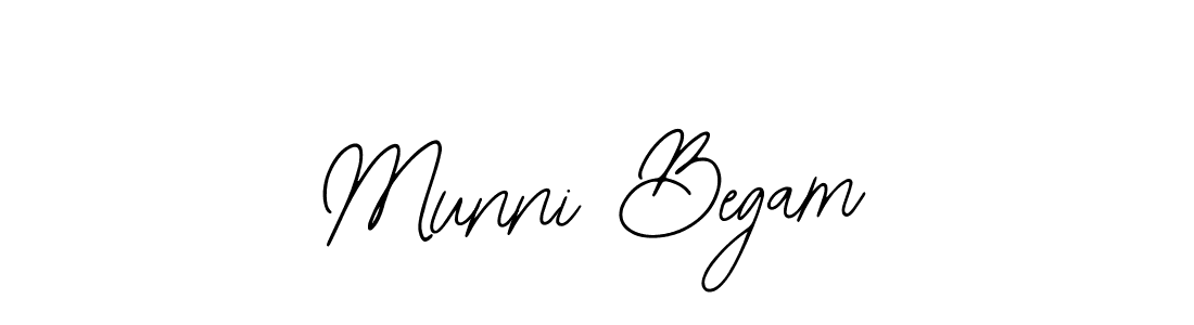The best way (Bearetta-2O07w) to make a short signature is to pick only two or three words in your name. The name Munni Begam include a total of six letters. For converting this name. Munni Begam signature style 12 images and pictures png