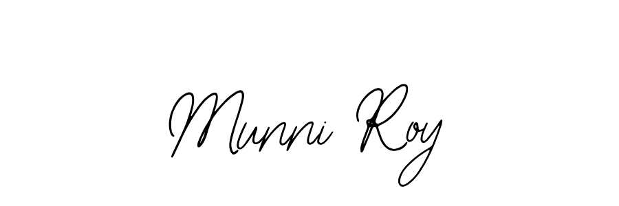Munni Roy stylish signature style. Best Handwritten Sign (Bearetta-2O07w) for my name. Handwritten Signature Collection Ideas for my name Munni Roy. Munni Roy signature style 12 images and pictures png