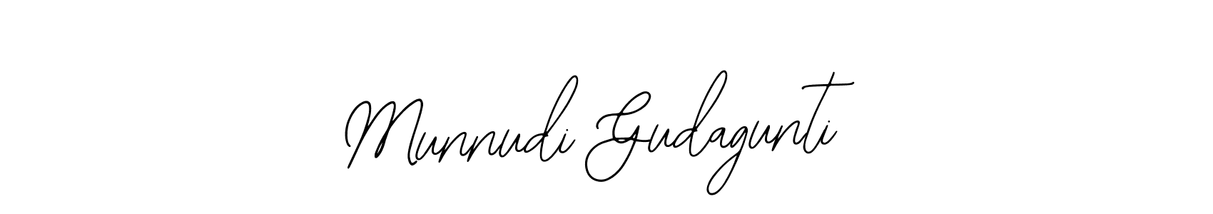 Make a beautiful signature design for name Munnudi Gudagunti. With this signature (Bearetta-2O07w) style, you can create a handwritten signature for free. Munnudi Gudagunti signature style 12 images and pictures png