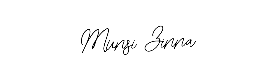 Also we have Munsi Zinna name is the best signature style. Create professional handwritten signature collection using Bearetta-2O07w autograph style. Munsi Zinna signature style 12 images and pictures png