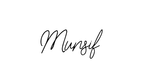 Create a beautiful signature design for name Munsif. With this signature (Bearetta-2O07w) fonts, you can make a handwritten signature for free. Munsif signature style 12 images and pictures png