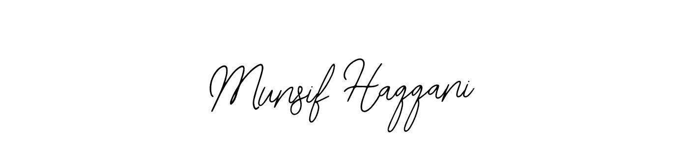Munsif Haqqani stylish signature style. Best Handwritten Sign (Bearetta-2O07w) for my name. Handwritten Signature Collection Ideas for my name Munsif Haqqani. Munsif Haqqani signature style 12 images and pictures png