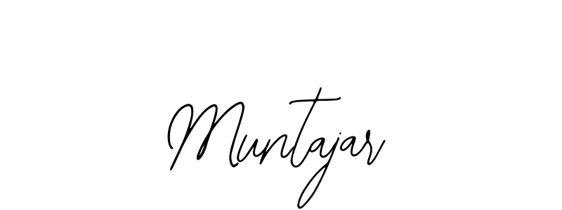 How to make Muntajar signature? Bearetta-2O07w is a professional autograph style. Create handwritten signature for Muntajar name. Muntajar signature style 12 images and pictures png