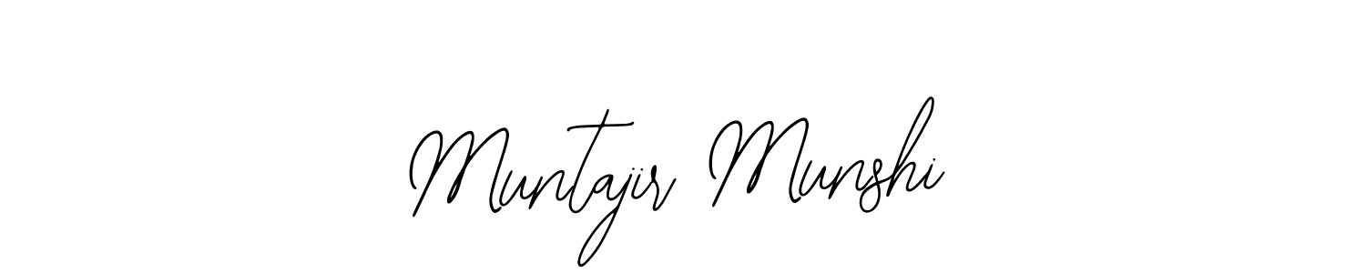 Use a signature maker to create a handwritten signature online. With this signature software, you can design (Bearetta-2O07w) your own signature for name Muntajir Munshi. Muntajir Munshi signature style 12 images and pictures png