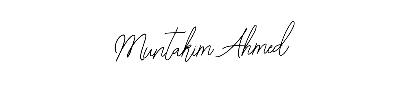 Use a signature maker to create a handwritten signature online. With this signature software, you can design (Bearetta-2O07w) your own signature for name Muntakim Ahmed. Muntakim Ahmed signature style 12 images and pictures png