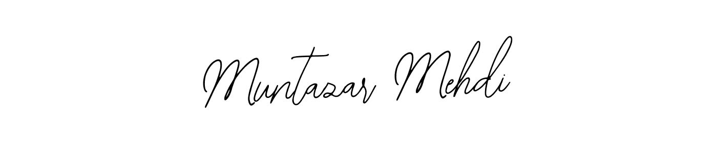 Use a signature maker to create a handwritten signature online. With this signature software, you can design (Bearetta-2O07w) your own signature for name Muntazar Mehdi. Muntazar Mehdi signature style 12 images and pictures png