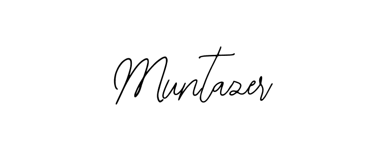 Use a signature maker to create a handwritten signature online. With this signature software, you can design (Bearetta-2O07w) your own signature for name Muntazer. Muntazer signature style 12 images and pictures png