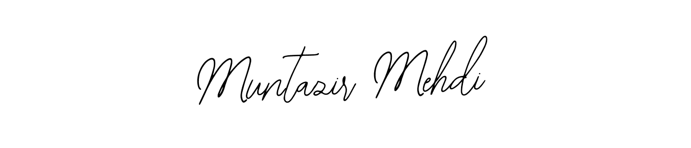 You should practise on your own different ways (Bearetta-2O07w) to write your name (Muntazir Mehdi) in signature. don't let someone else do it for you. Muntazir Mehdi signature style 12 images and pictures png