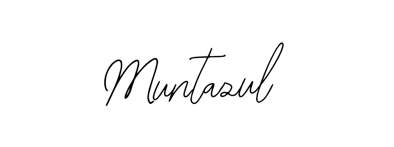 How to make Muntazul name signature. Use Bearetta-2O07w style for creating short signs online. This is the latest handwritten sign. Muntazul signature style 12 images and pictures png