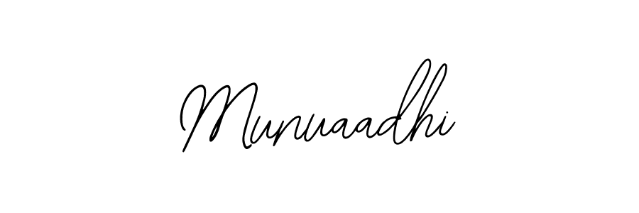 How to make Munuaadhi signature? Bearetta-2O07w is a professional autograph style. Create handwritten signature for Munuaadhi name. Munuaadhi signature style 12 images and pictures png