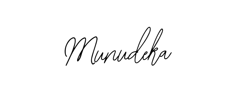 Also we have Munudeka name is the best signature style. Create professional handwritten signature collection using Bearetta-2O07w autograph style. Munudeka signature style 12 images and pictures png