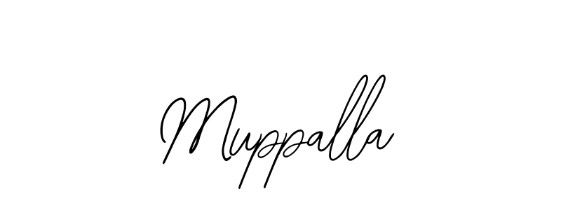 Use a signature maker to create a handwritten signature online. With this signature software, you can design (Bearetta-2O07w) your own signature for name Muppalla. Muppalla signature style 12 images and pictures png