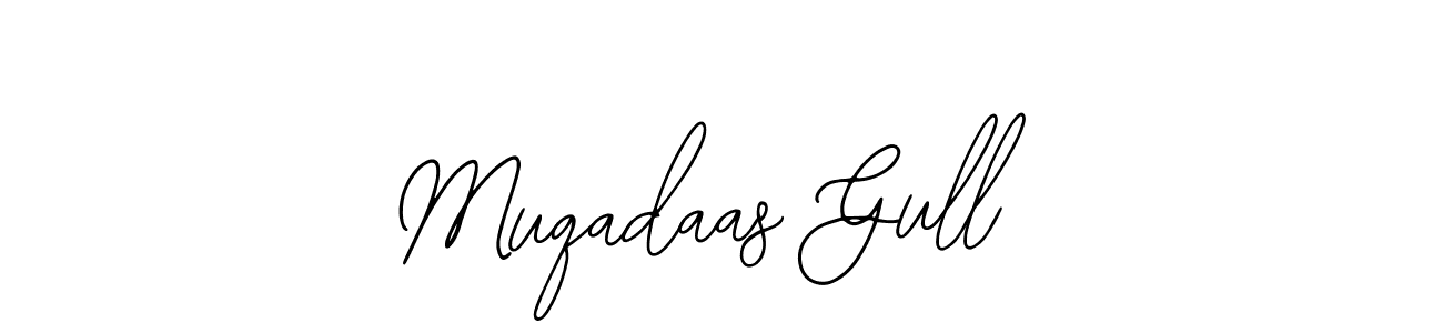 The best way (Bearetta-2O07w) to make a short signature is to pick only two or three words in your name. The name Muqadaas Gull include a total of six letters. For converting this name. Muqadaas Gull signature style 12 images and pictures png