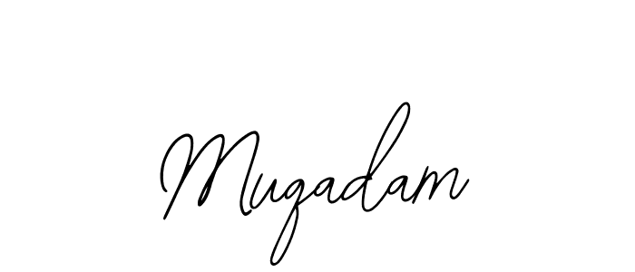 Once you've used our free online signature maker to create your best signature Bearetta-2O07w style, it's time to enjoy all of the benefits that Muqadam name signing documents. Muqadam signature style 12 images and pictures png