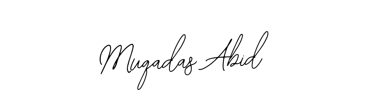 This is the best signature style for the Muqadas Abid name. Also you like these signature font (Bearetta-2O07w). Mix name signature. Muqadas Abid signature style 12 images and pictures png