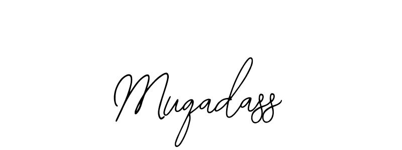 Also we have Muqadass name is the best signature style. Create professional handwritten signature collection using Bearetta-2O07w autograph style. Muqadass signature style 12 images and pictures png