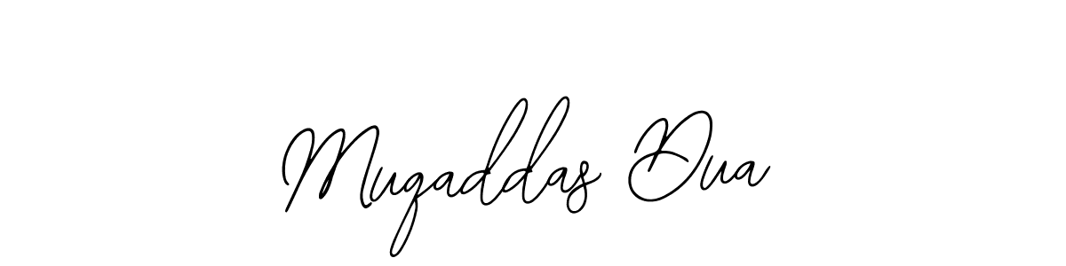 Make a beautiful signature design for name Muqaddas Dua. With this signature (Bearetta-2O07w) style, you can create a handwritten signature for free. Muqaddas Dua signature style 12 images and pictures png