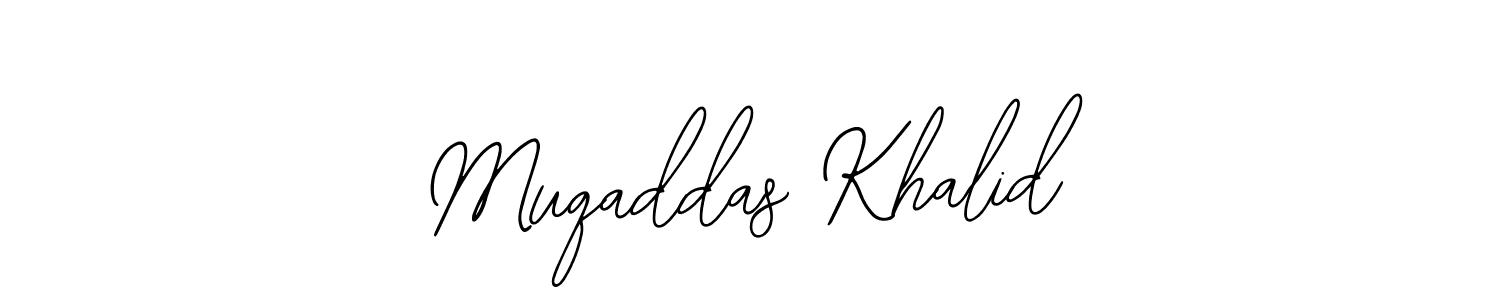 Make a short Muqaddas Khalid signature style. Manage your documents anywhere anytime using Bearetta-2O07w. Create and add eSignatures, submit forms, share and send files easily. Muqaddas Khalid signature style 12 images and pictures png