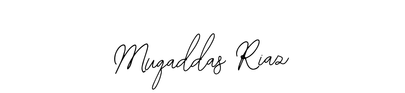 Also we have Muqaddas Riaz name is the best signature style. Create professional handwritten signature collection using Bearetta-2O07w autograph style. Muqaddas Riaz signature style 12 images and pictures png