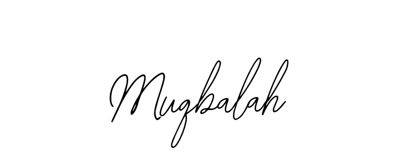 Design your own signature with our free online signature maker. With this signature software, you can create a handwritten (Bearetta-2O07w) signature for name Muqbalah. Muqbalah signature style 12 images and pictures png