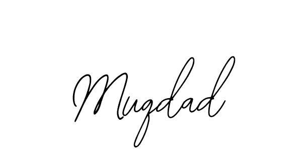 This is the best signature style for the Muqdad name. Also you like these signature font (Bearetta-2O07w). Mix name signature. Muqdad signature style 12 images and pictures png