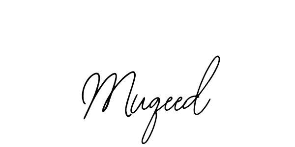 How to make Muqeed name signature. Use Bearetta-2O07w style for creating short signs online. This is the latest handwritten sign. Muqeed signature style 12 images and pictures png