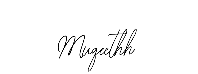 if you are searching for the best signature style for your name Muqeethh. so please give up your signature search. here we have designed multiple signature styles  using Bearetta-2O07w. Muqeethh signature style 12 images and pictures png