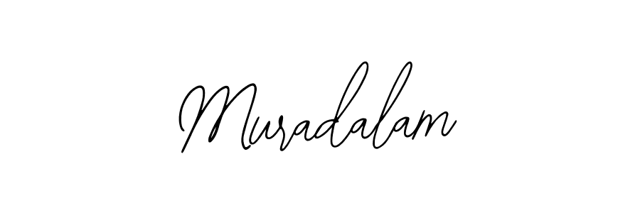 Use a signature maker to create a handwritten signature online. With this signature software, you can design (Bearetta-2O07w) your own signature for name Muradalam. Muradalam signature style 12 images and pictures png