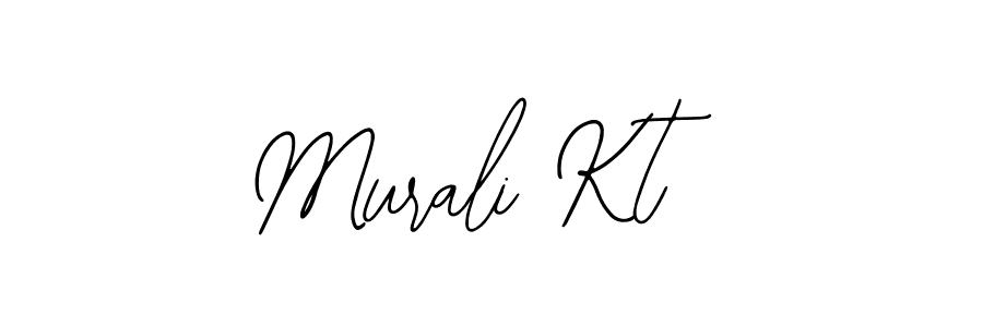 Use a signature maker to create a handwritten signature online. With this signature software, you can design (Bearetta-2O07w) your own signature for name Murali Kt. Murali Kt signature style 12 images and pictures png