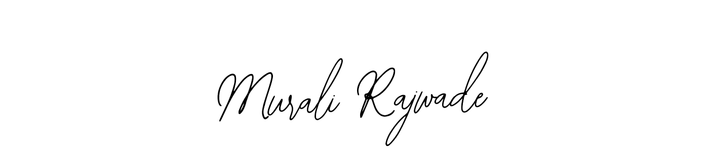 How to make Murali Rajwade name signature. Use Bearetta-2O07w style for creating short signs online. This is the latest handwritten sign. Murali Rajwade signature style 12 images and pictures png