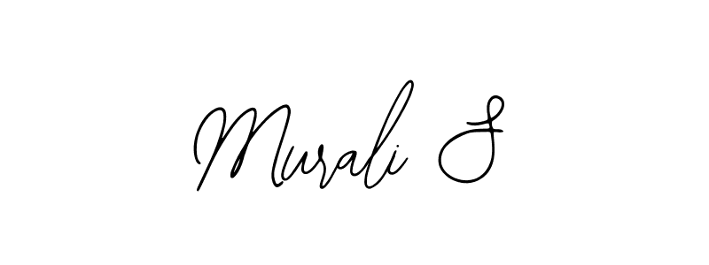 Similarly Bearetta-2O07w is the best handwritten signature design. Signature creator online .You can use it as an online autograph creator for name Murali S. Murali S signature style 12 images and pictures png