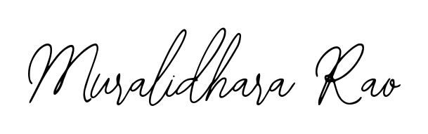 Get an exclusive digital autograph for Muralidhara Rao. The Bearetta-2O07w typeface captures the charm of real penmanship on paper. Muralidhara Rao signature style 12 images and pictures png