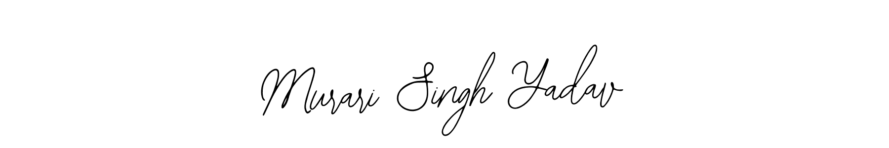 The best way (Bearetta-2O07w) to make a short signature is to pick only two or three words in your name. The name Murari Singh Yadav include a total of six letters. For converting this name. Murari Singh Yadav signature style 12 images and pictures png