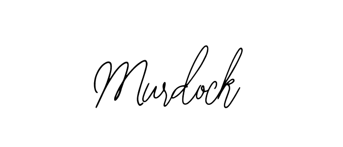 Similarly Bearetta-2O07w is the best handwritten signature design. Signature creator online .You can use it as an online autograph creator for name Murdock. Murdock signature style 12 images and pictures png