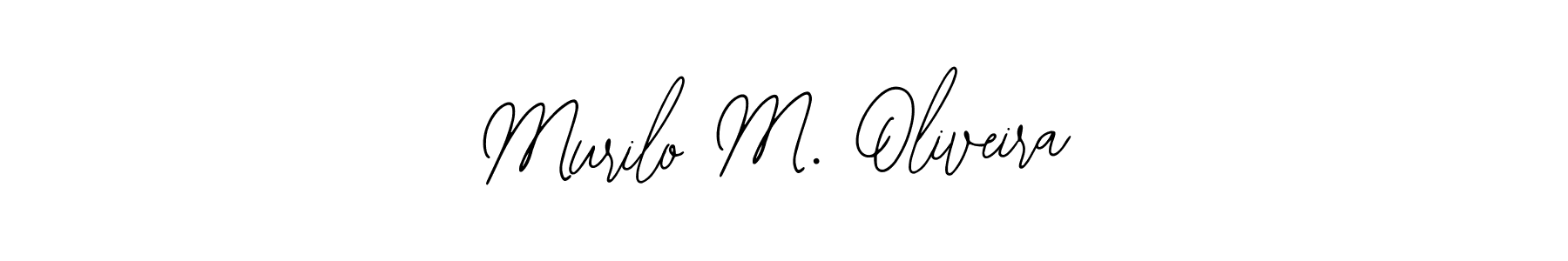 Make a beautiful signature design for name Murilo M. Oliveira. Use this online signature maker to create a handwritten signature for free. Murilo M. Oliveira signature style 12 images and pictures png