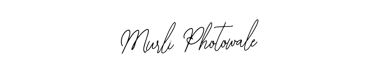 The best way (Bearetta-2O07w) to make a short signature is to pick only two or three words in your name. The name Murli Photowale include a total of six letters. For converting this name. Murli Photowale signature style 12 images and pictures png